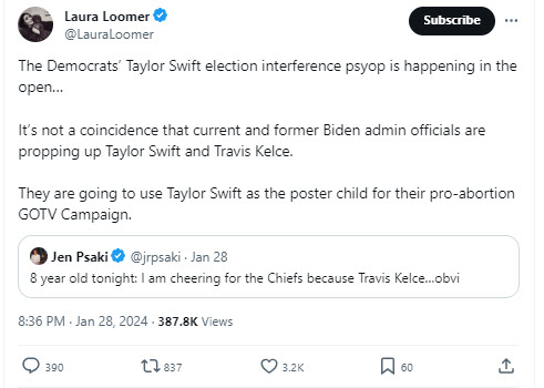 A screenshot of a tweet from Loomer