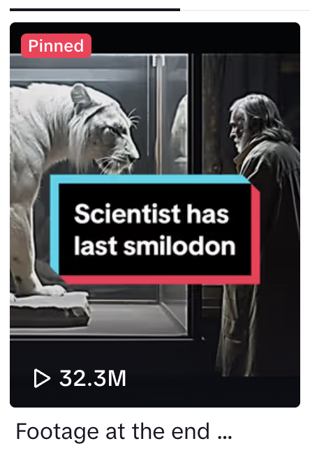 Ai generated conspiracy theory tiktok has over 32 million views