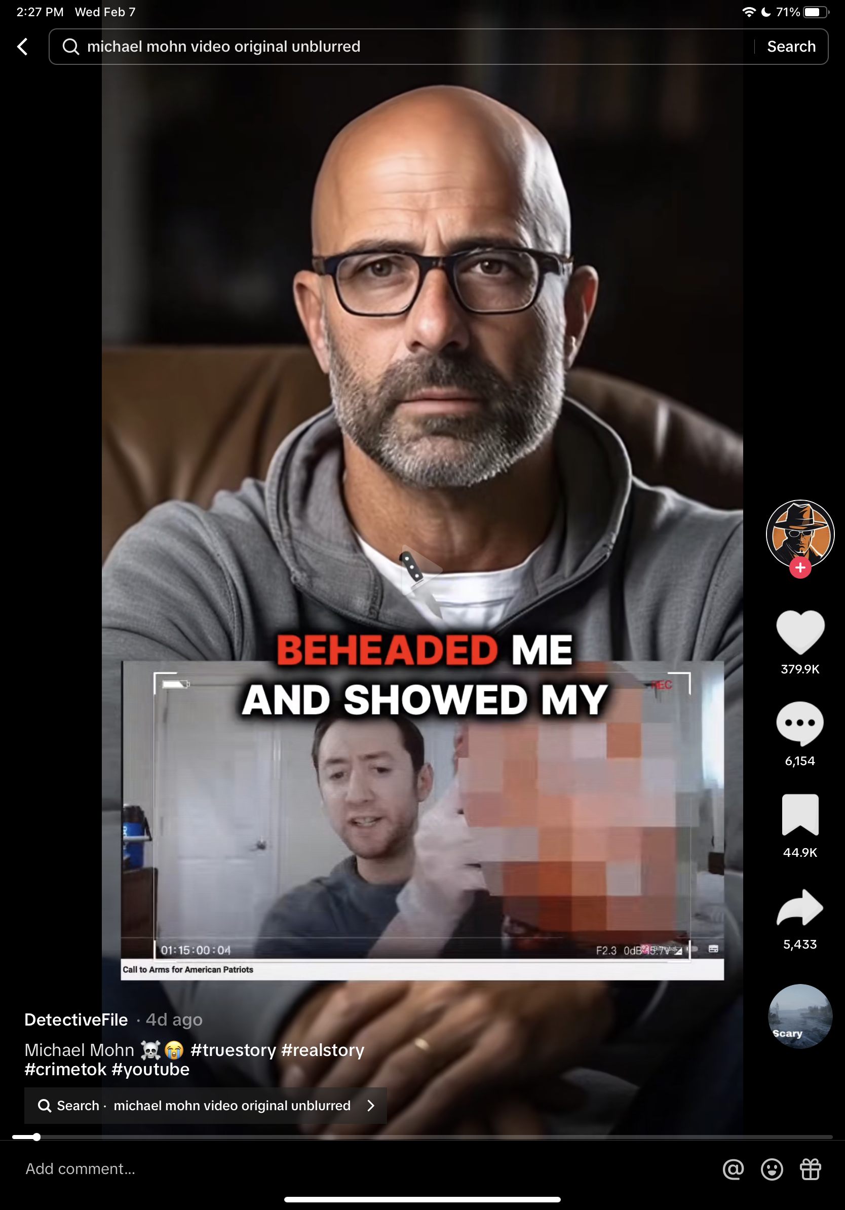 "michael mohn video original unblurred" 