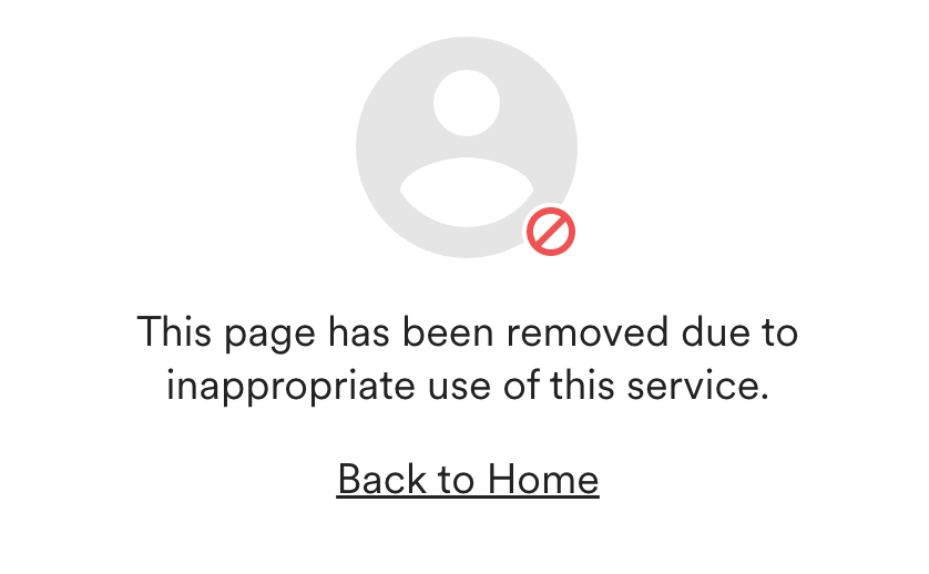 Woods' BMAC page gone