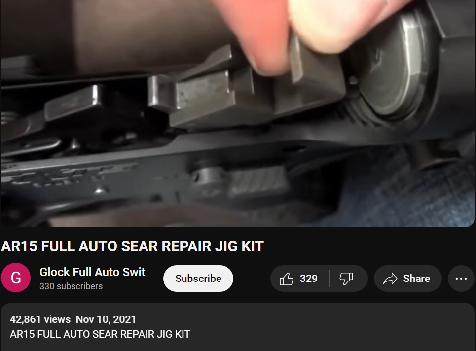 YouTube screenshot showing autosear insertion 