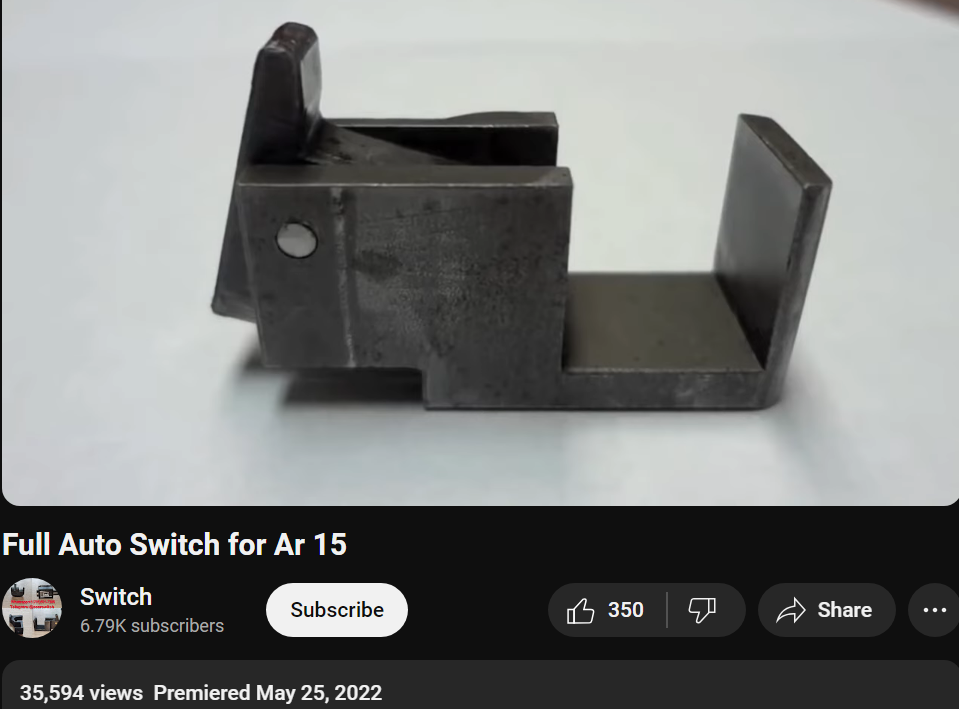 YouTube screenshot showing autosear insertion 