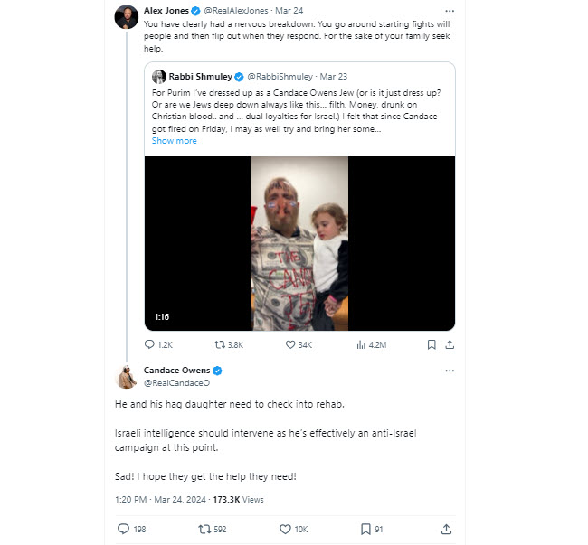 A screenshot of a tweet from Candace Owens