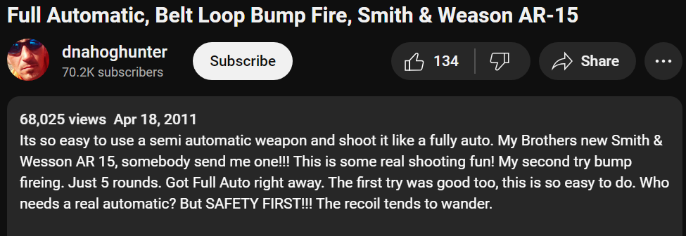 YouTube screenshot showing autosear insertion 