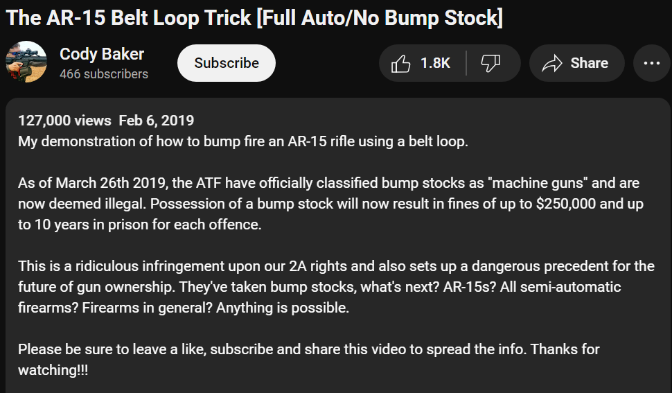 YouTube screenshot showing autosear insertion 