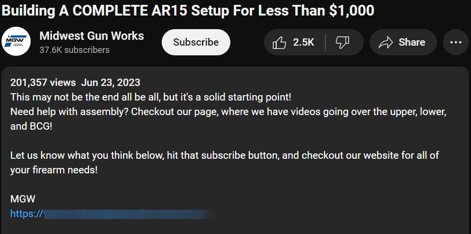 YouTube screenshot showing autosear insertion 