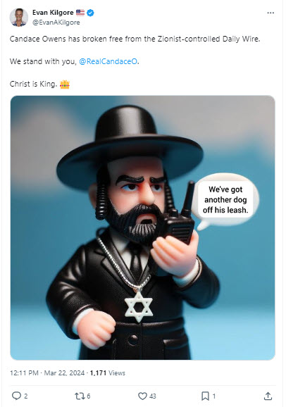 A screenshot of a post from Evan Kilgore