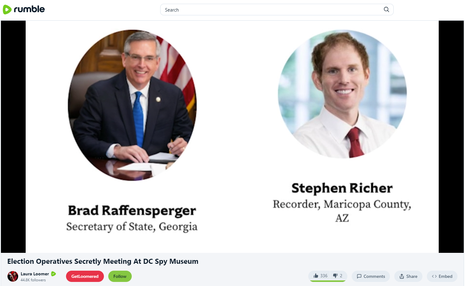 Laura Loomer video talking about Stephen Richer