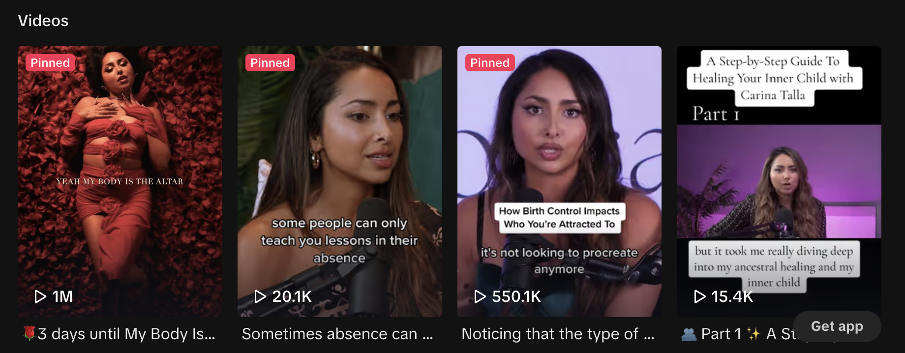 Sahara Rose tiktok views