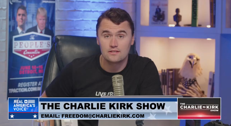Charlie Kirk calls court decision banning abortion in Arizona "a proper