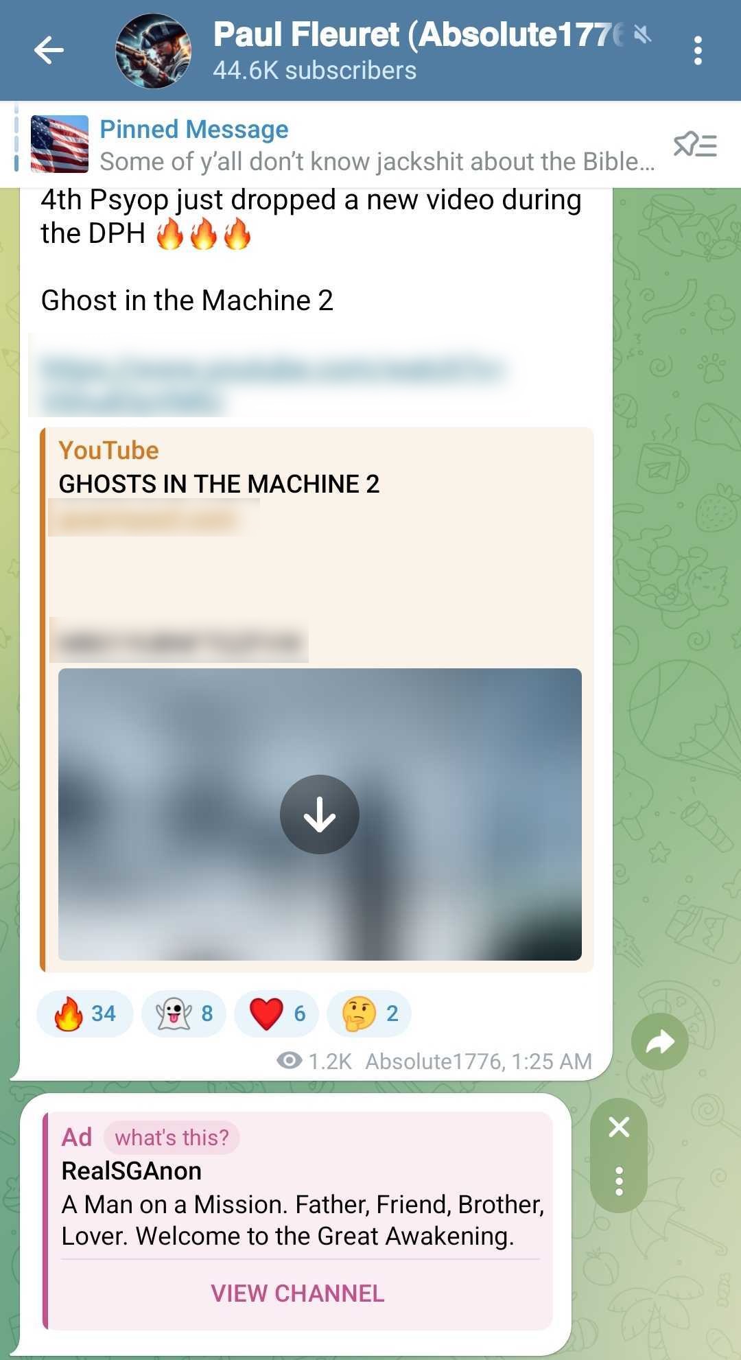 Absolute1776 Telegram ads