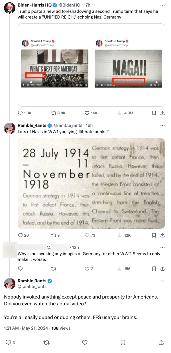 Ramble_Rants posts defending video