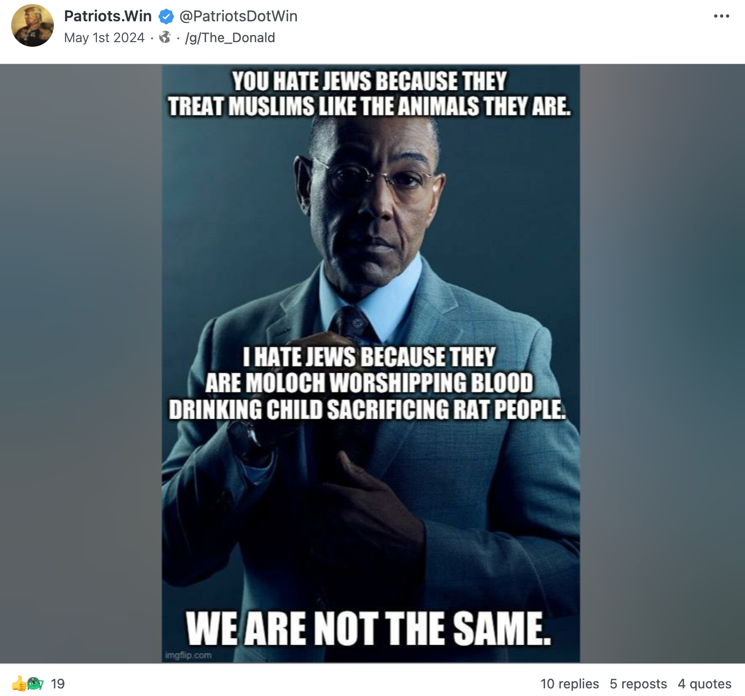 TheDonald Gab bigotry1
