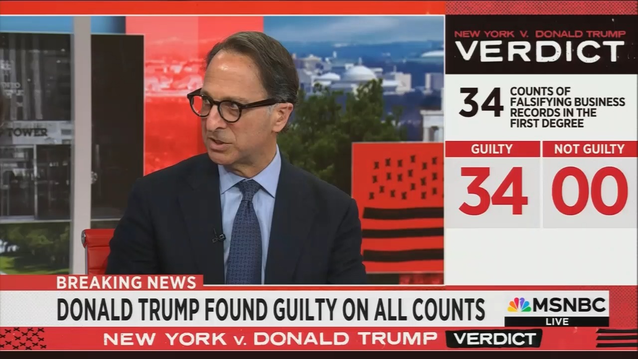 Andrew Weissmann responds to MAGA attacks on Trump's conviction: "You