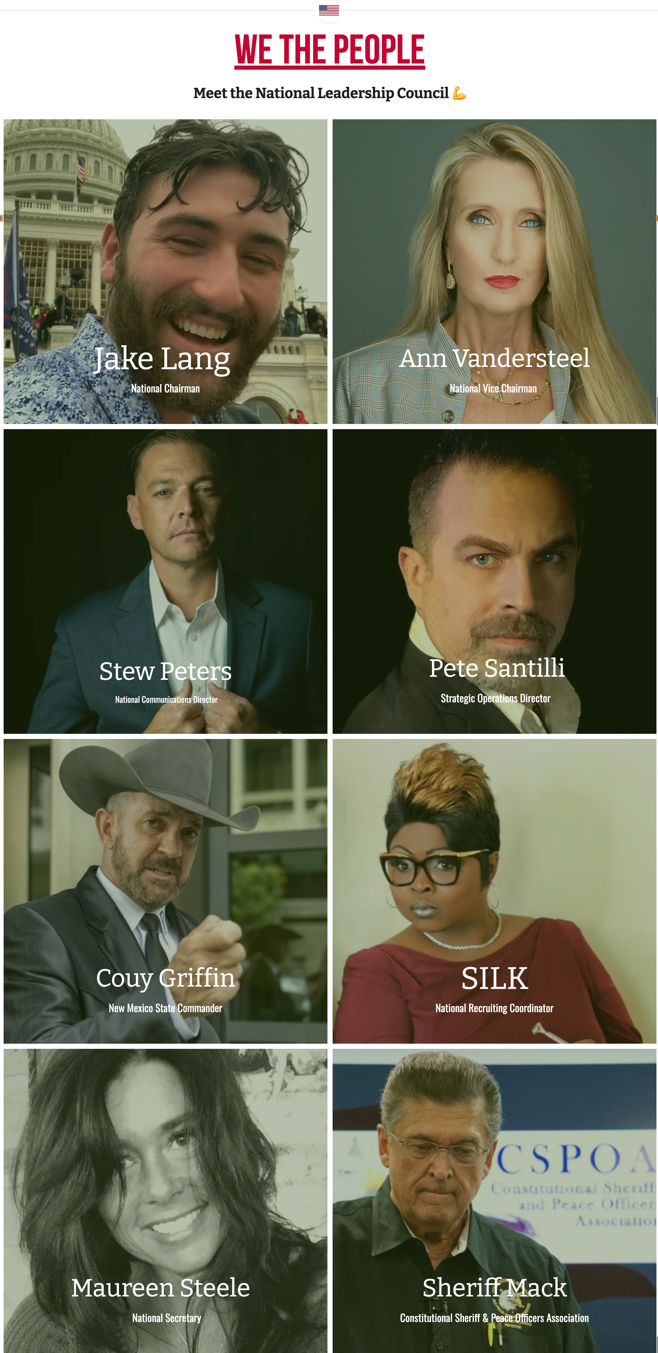 NAPALM members listed on its site