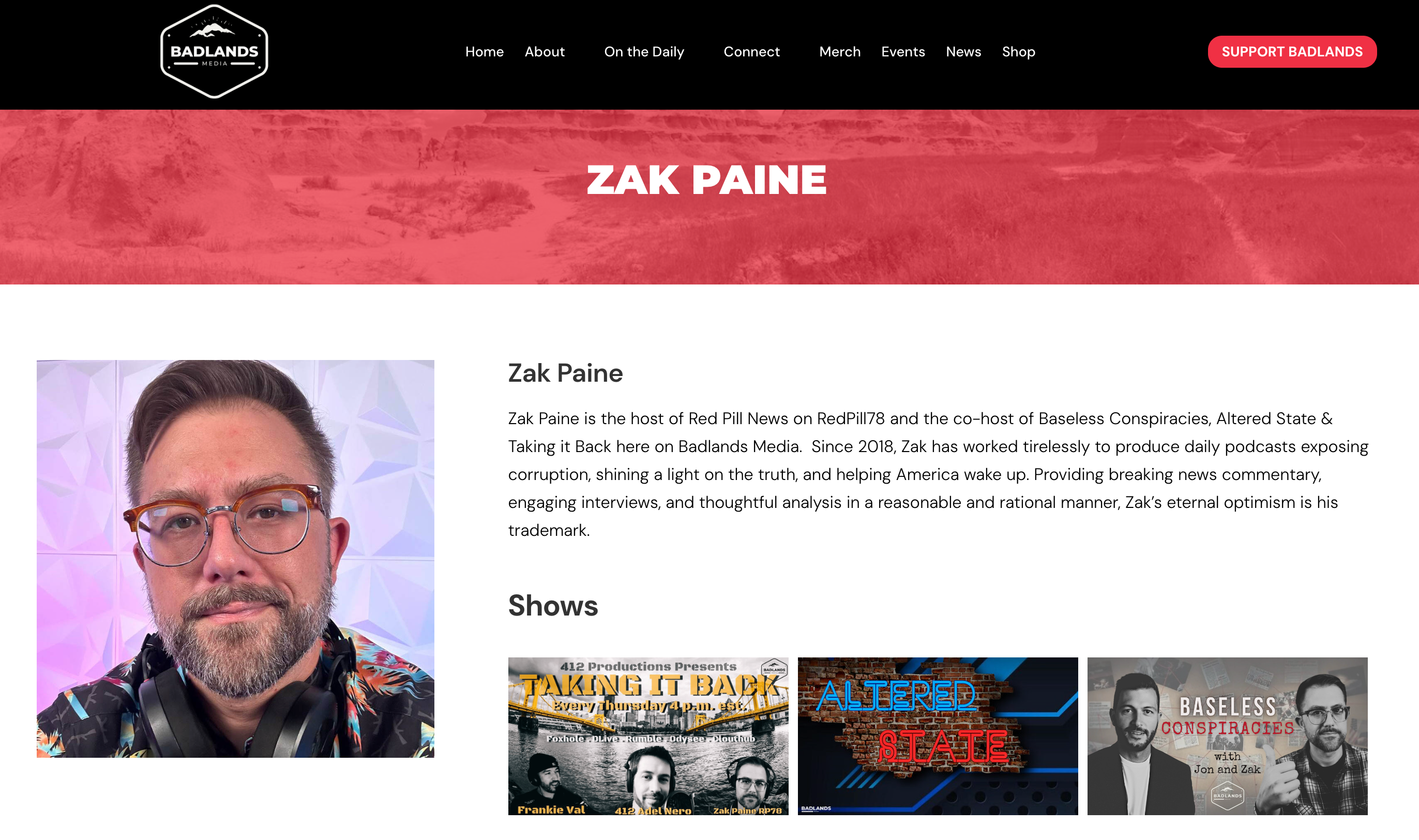 Zak Paine Badlands Media