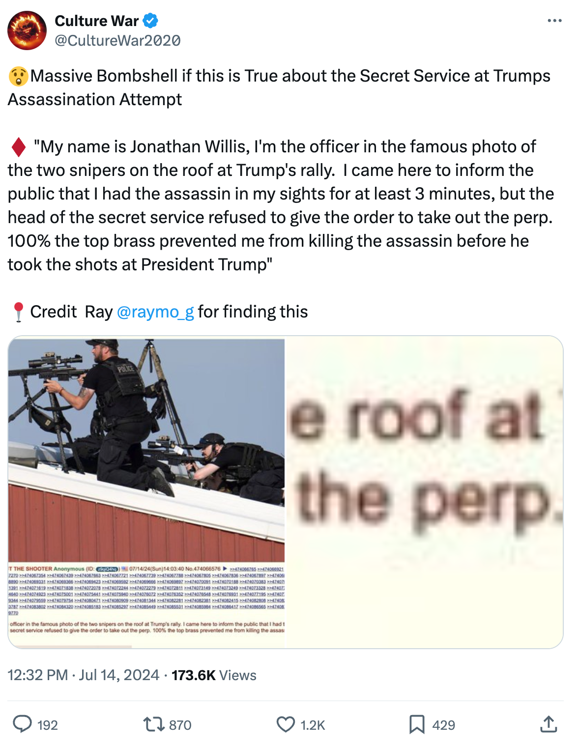 Culture War 4chan post