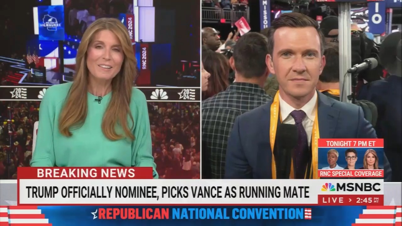 MSNBC's Vaughn Hillyard explains how J.D. Vance would be “very astute ...