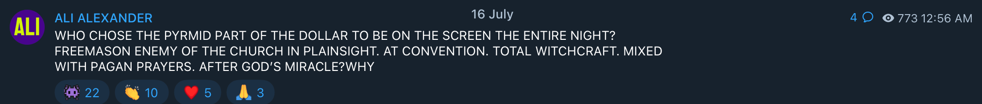 Ali Alexander Sikh prayer