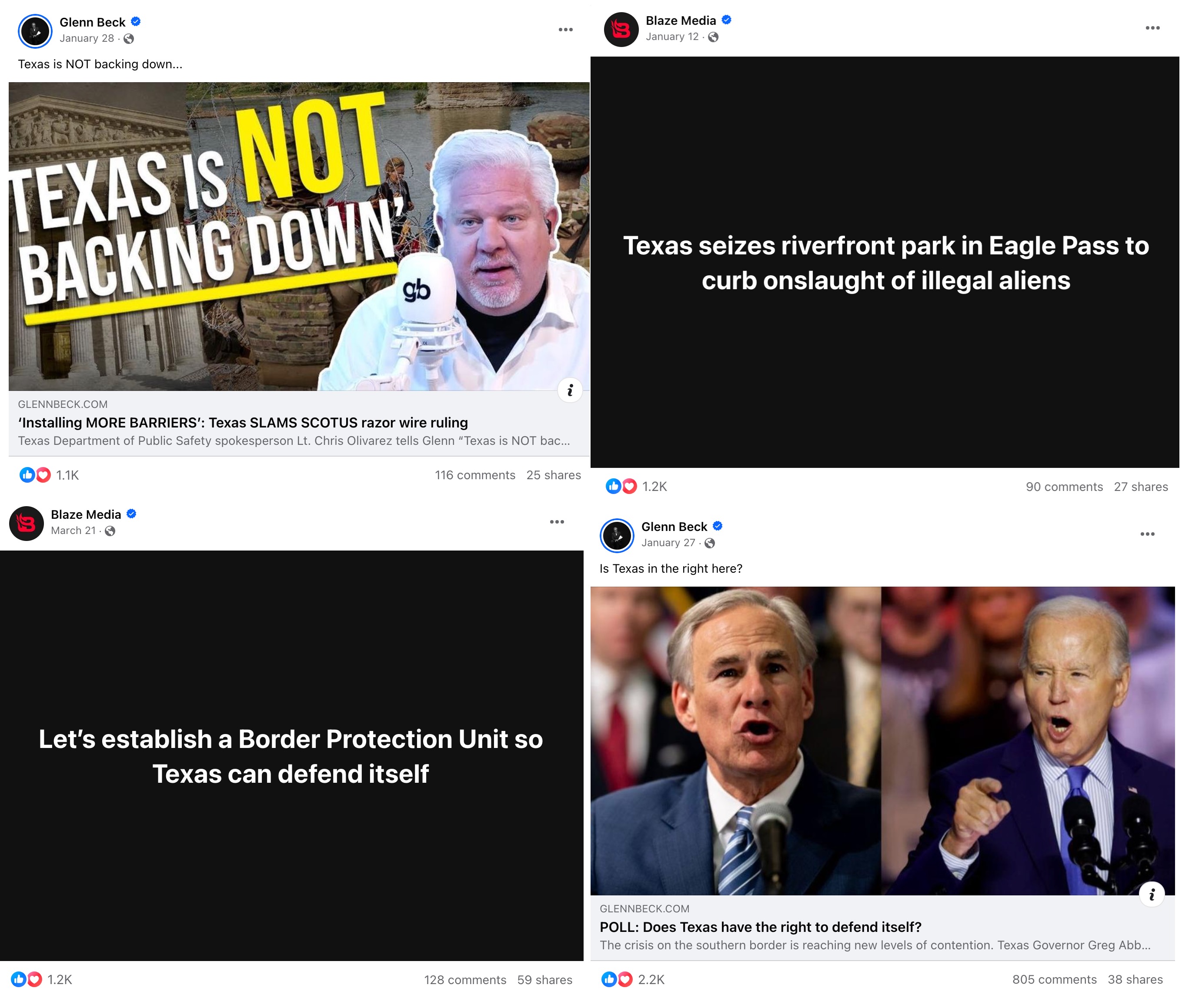 Facebook_theblaze immigration posts