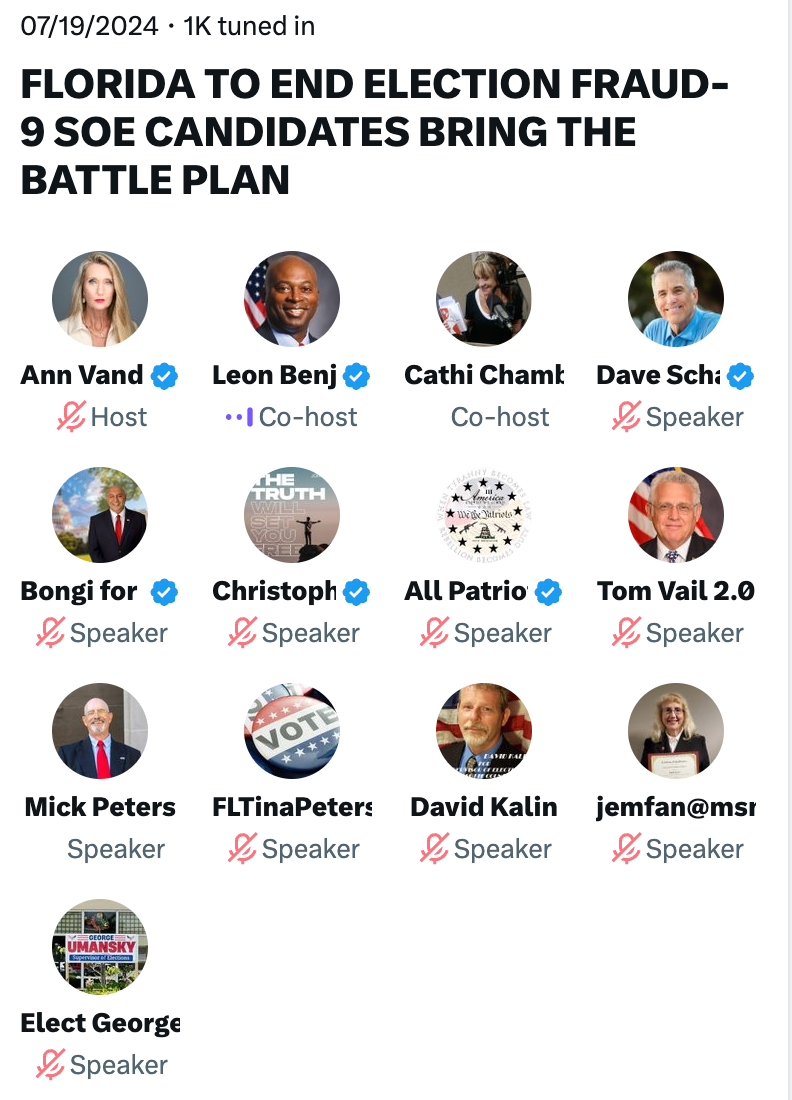 Vandersteel Florida Space participants