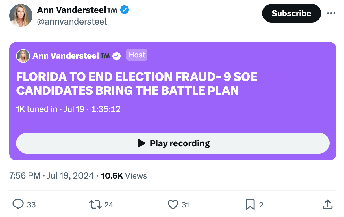 Vandersteel Florida Space