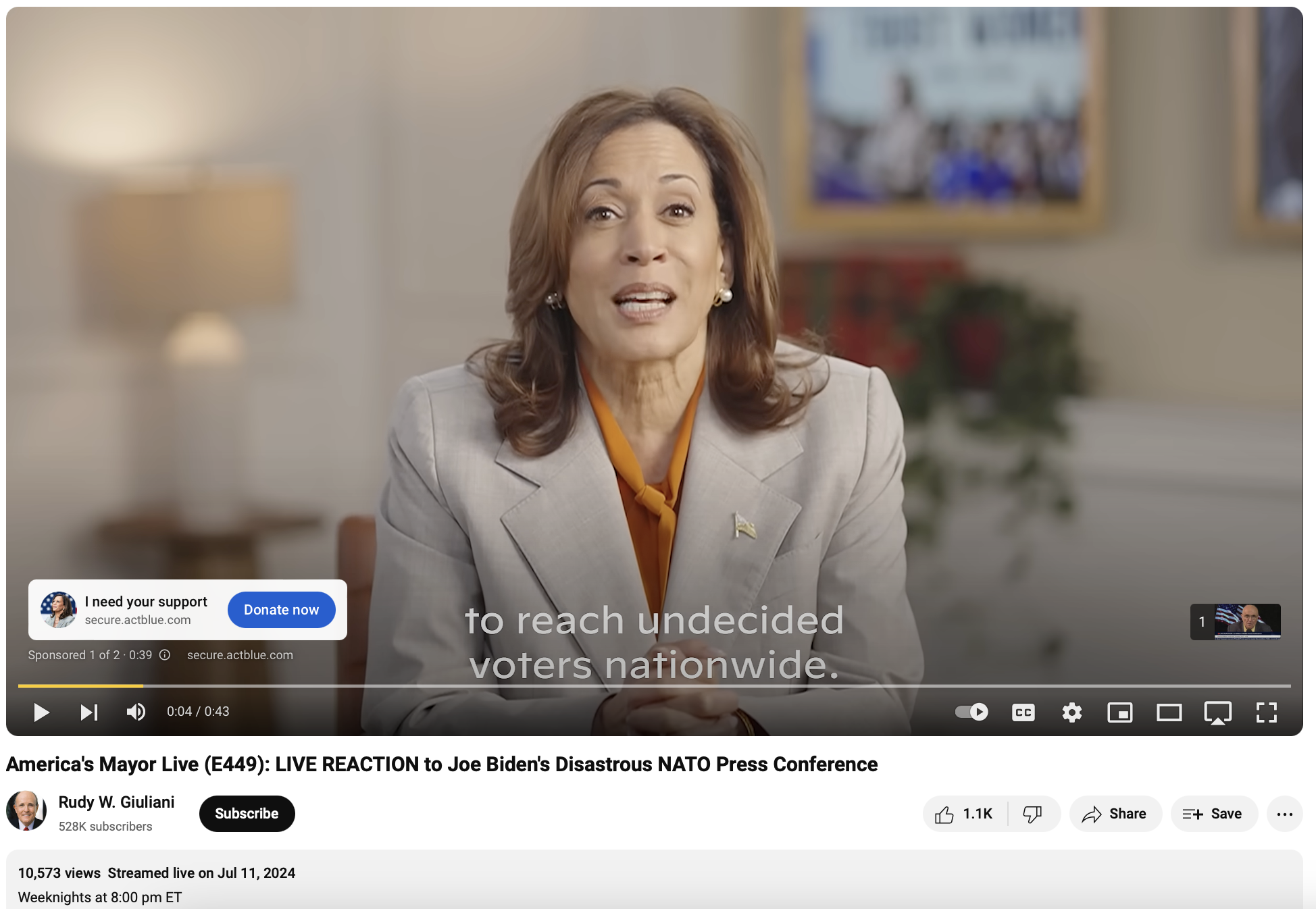 7/11 Giuliani YT ad