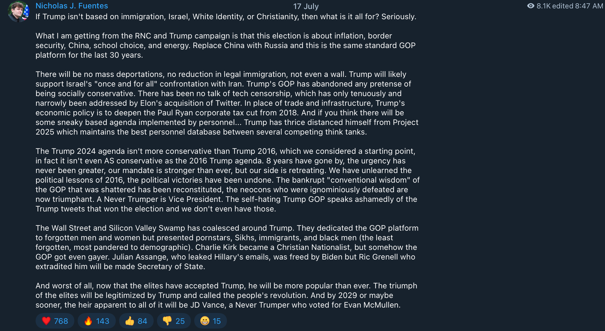 Fuentes Project 2025