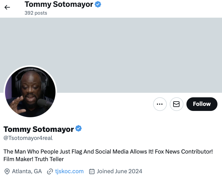 Tommy Sotomayor Fox contributor 