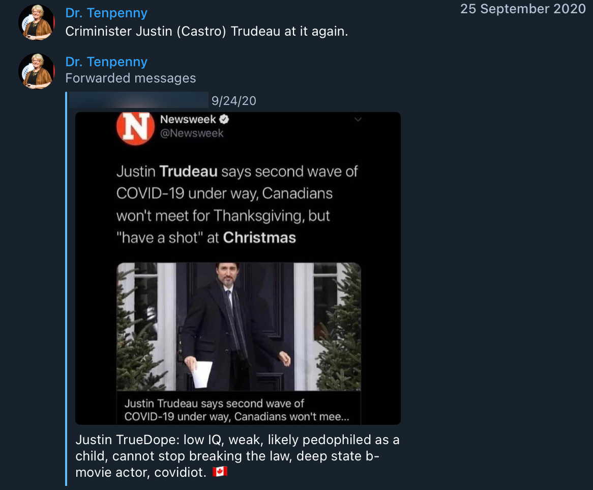 Tenpenny Trudeau Castro