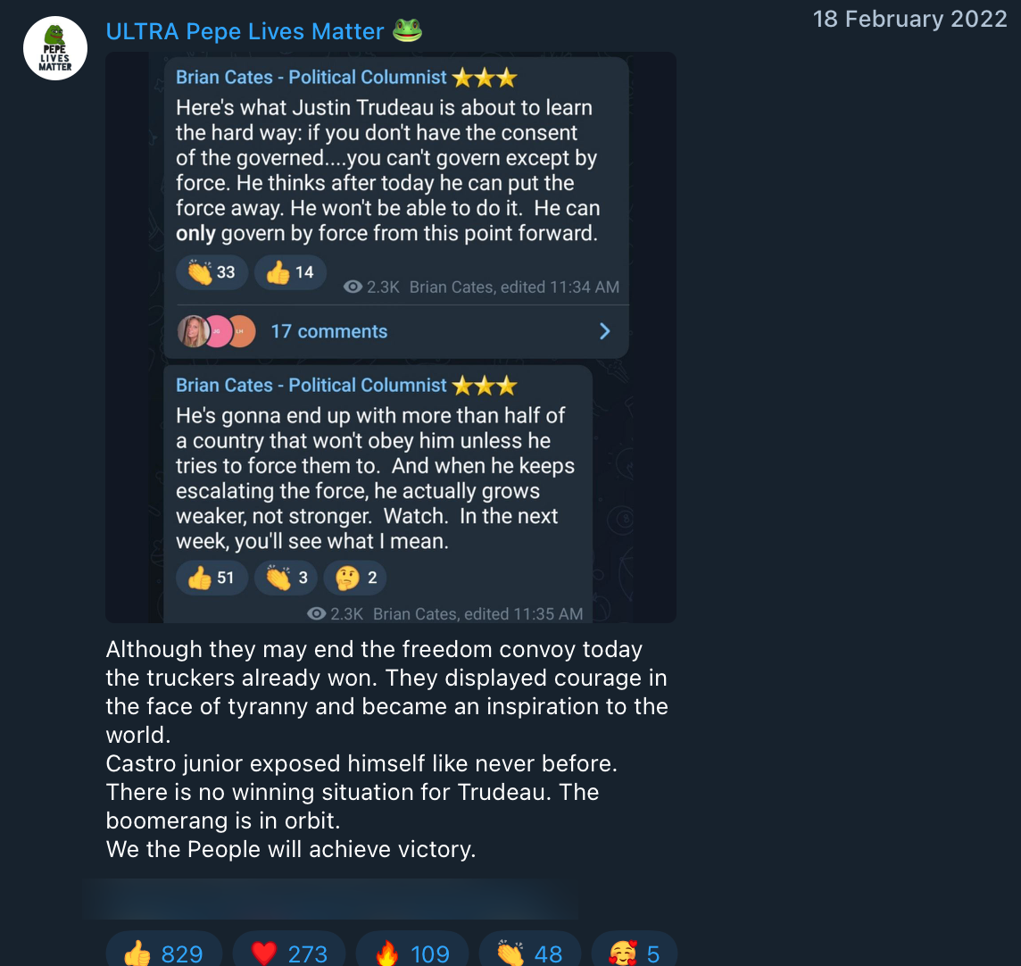 Pepe Lives Matter Trudeau Castro