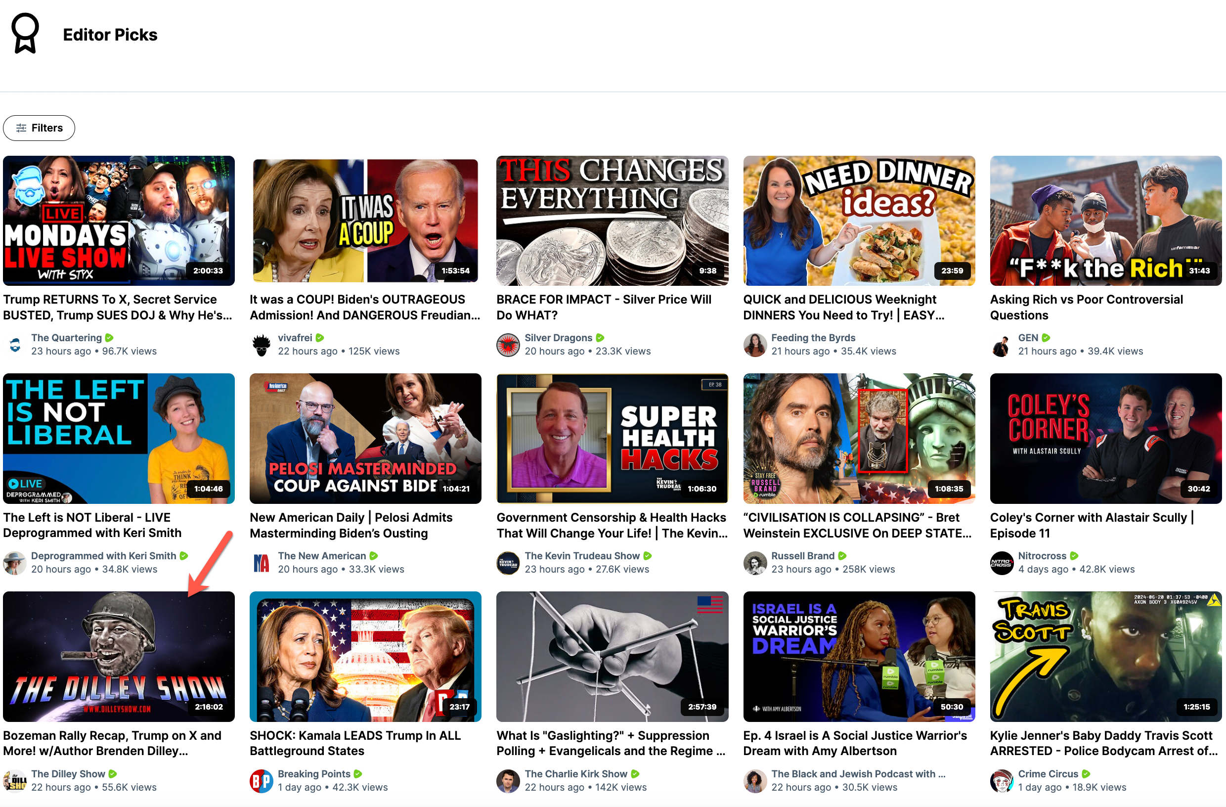 Editor pick Rumble Dilley 8/13/24