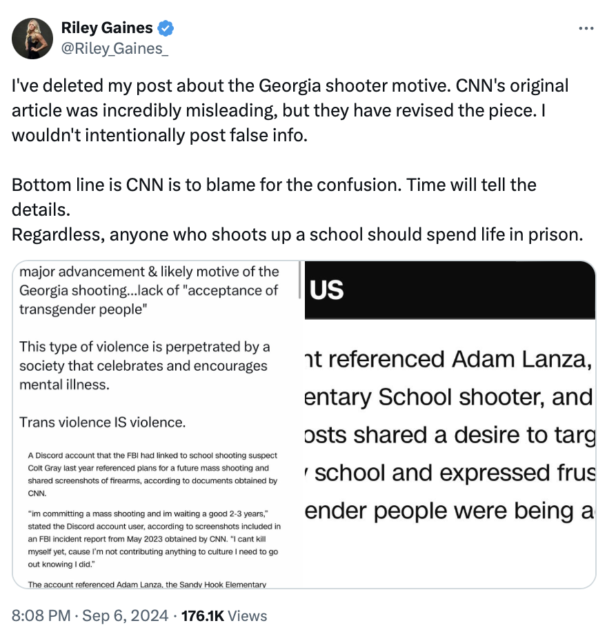 Riley Gaines georgia suspect 2