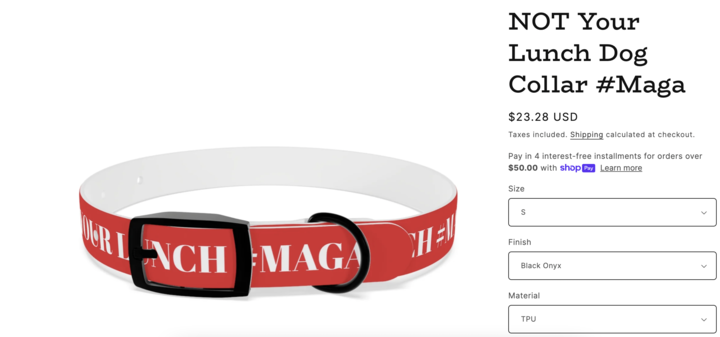 laura loomer dog collar