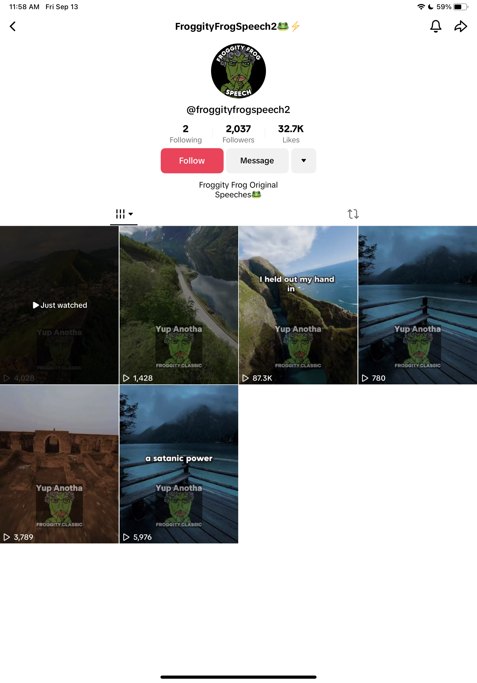 "Froggity Frog Original Speeches" 