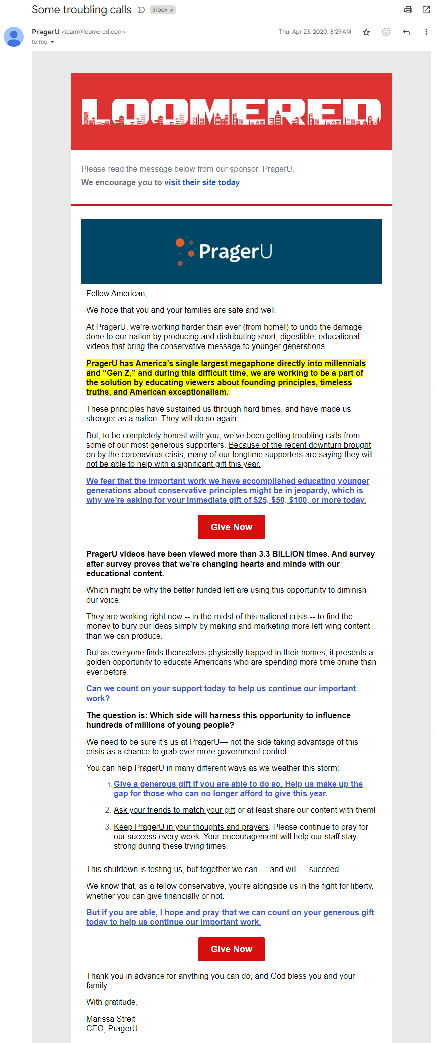 Laura Loomer PragerU