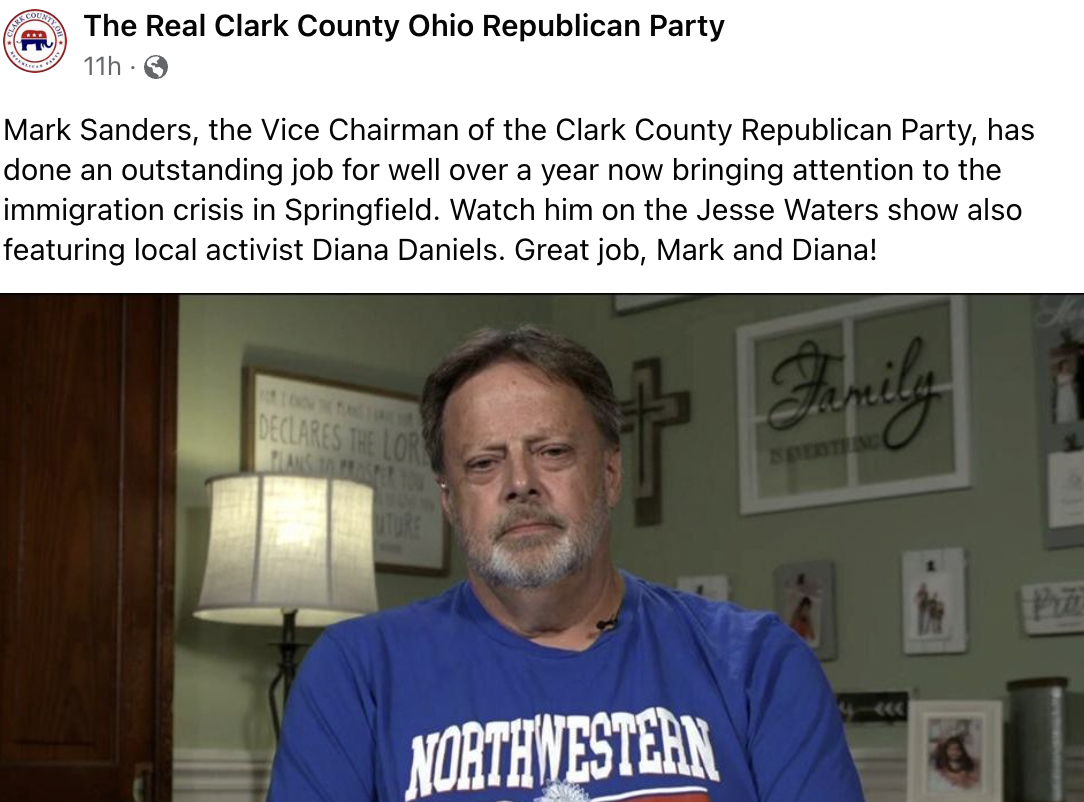 Mark sanders GOP clark county