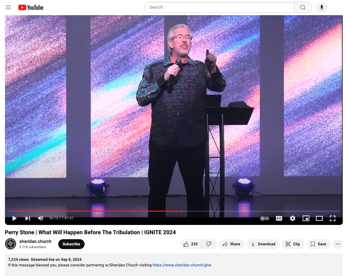 perry stone ignite conference