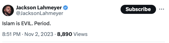 Lahmeyer islam is evil