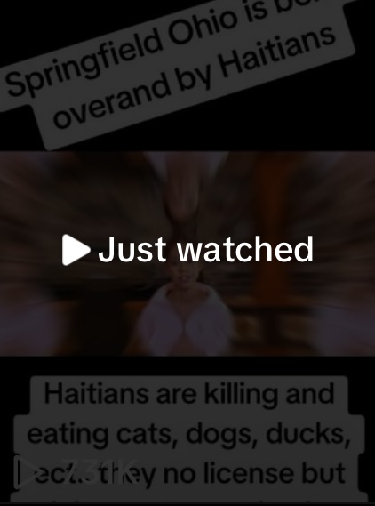Haitians are “killing people’s pets and don’t know how to drive, so they are crashing cars all over the place.” view count
