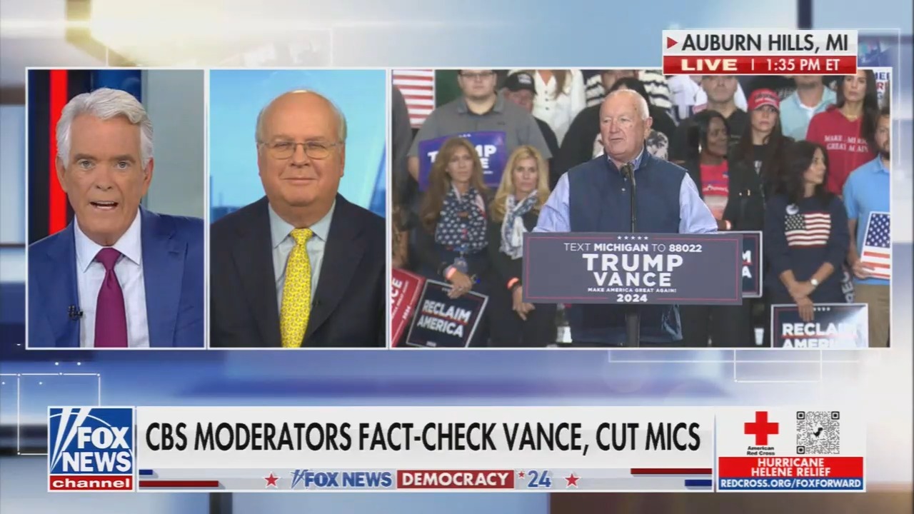 Fox host says CBS VP debate moderater Margaret Brennan had a 