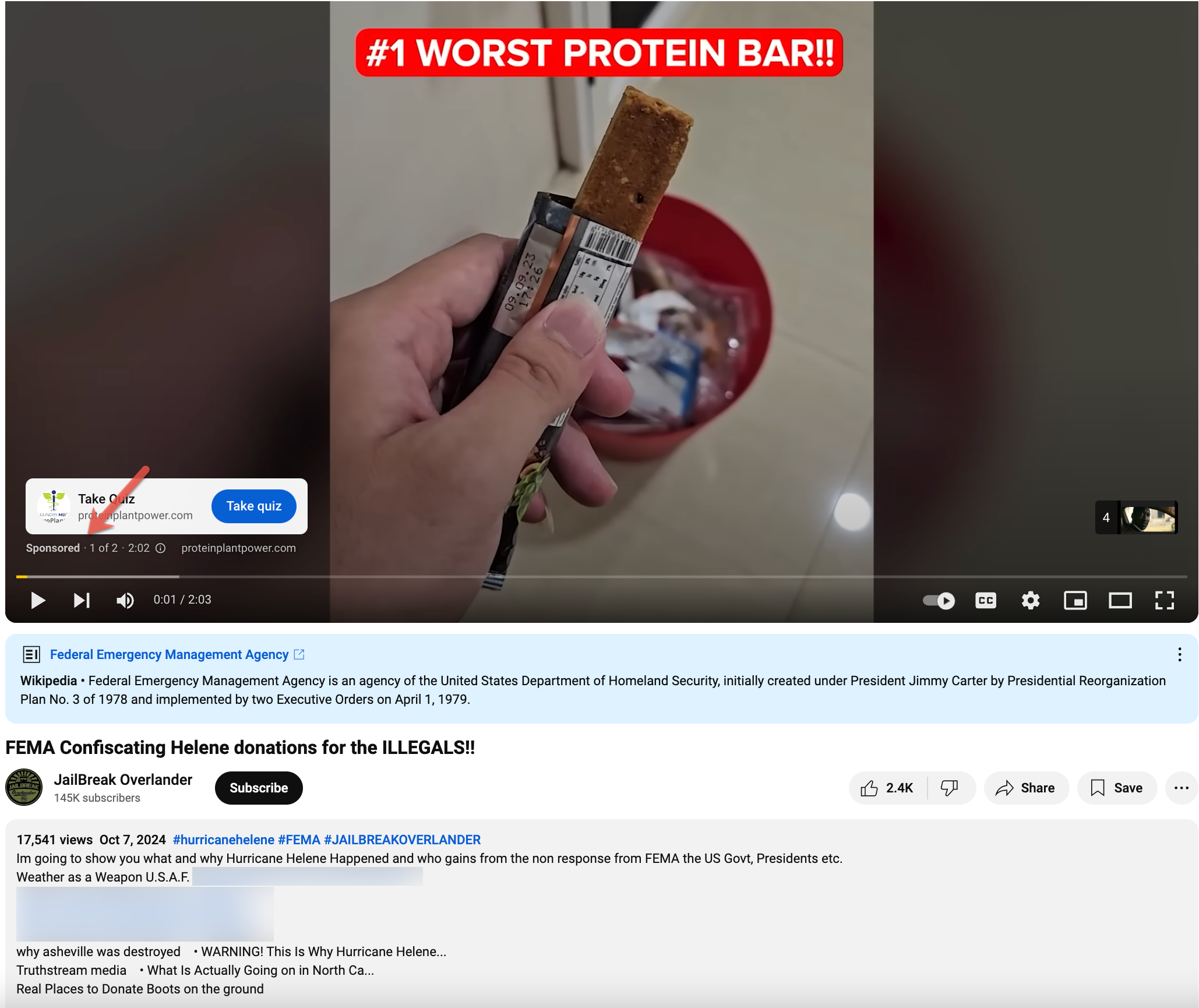 YouTube Helene video2