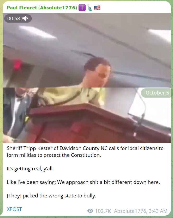 Sheriff Tripp Kester 