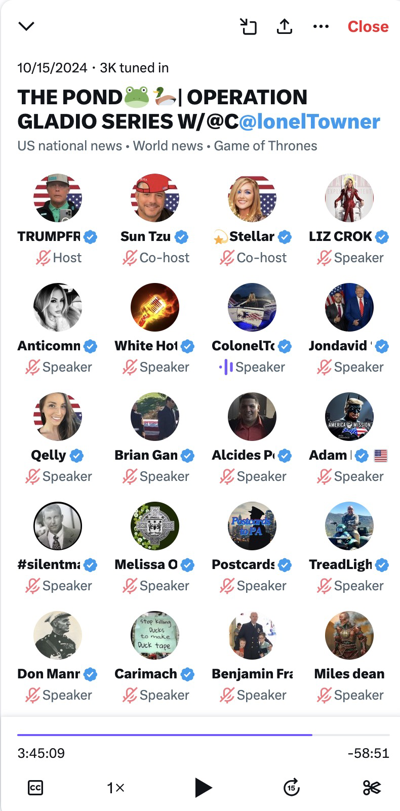 Sun Tzu X Space 10/14/24