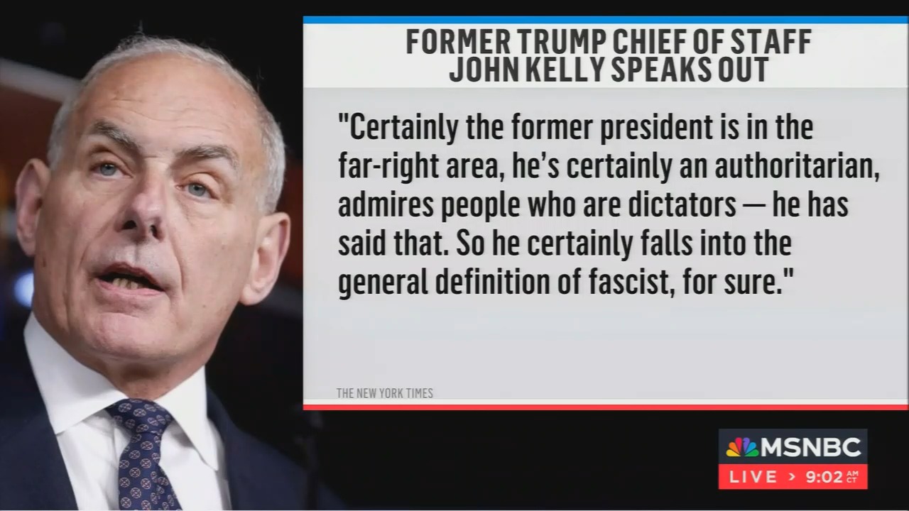 Kelly quote from NYT interview on MSNBC 