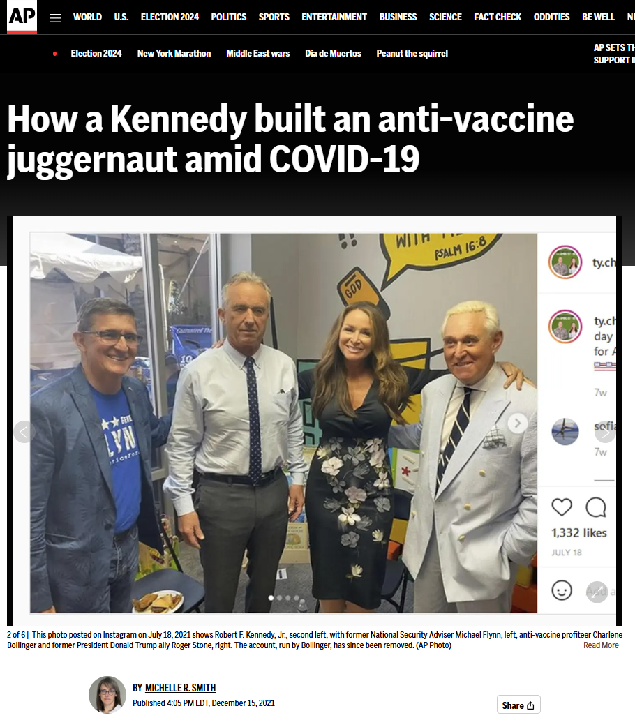 AP photo featuring Kennedy and Bollinger