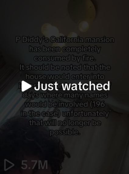 TT, Diddy conspiracy theory view count