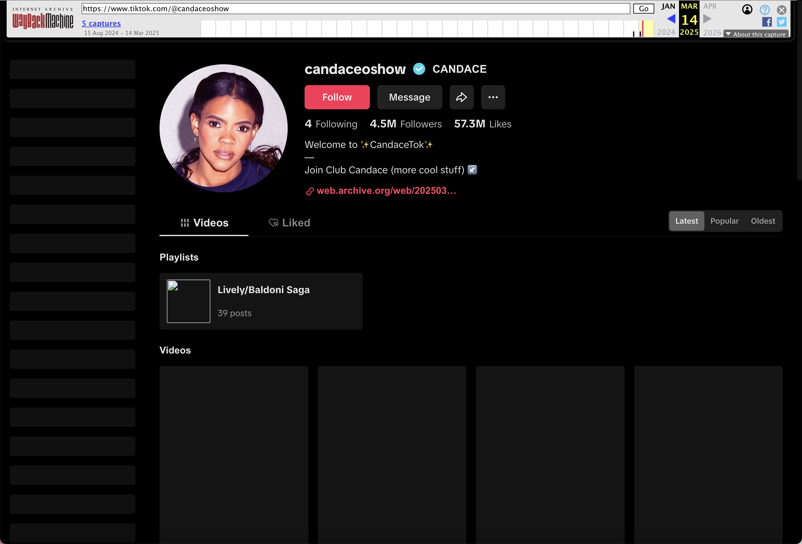 Candace Owens TikTok_20250314