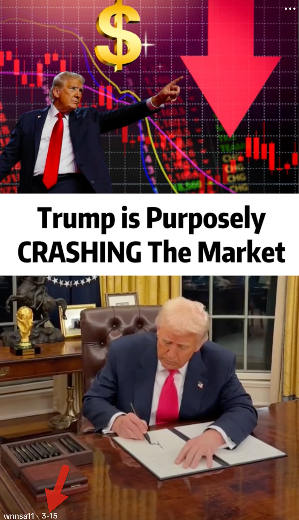 TikTok Trump tariff video upload date