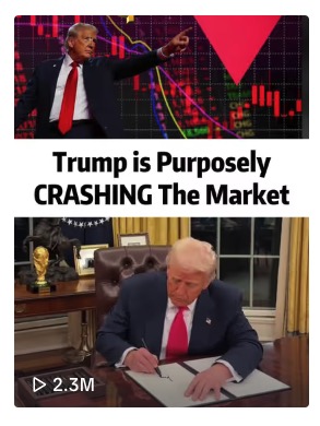 TikTok video with 2.3 million views